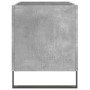 VidaXL Plattenschrank, Betongrau, 74,5x38x48 cm, Holzwerkstoff mit Eisenbeinen.