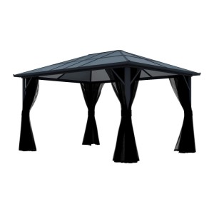 Vente-unique Pergola Radela Anthrazitgrau 398 cm