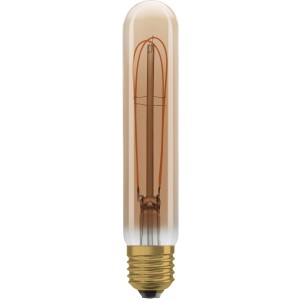 Osram LED-Leuchtmittel E27 in Röhrenform, 4,8W, Vintage-Design mit warmweißem Licht.