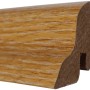 Sockelleiste Classic Eiche gekalkt, 22x40x2400 mm, mit Kabelkanal.