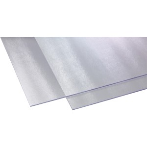 Gutta Türfüllung Polystyrol, 5mm, Cincilla Klar Transparent, 1420x535mm.