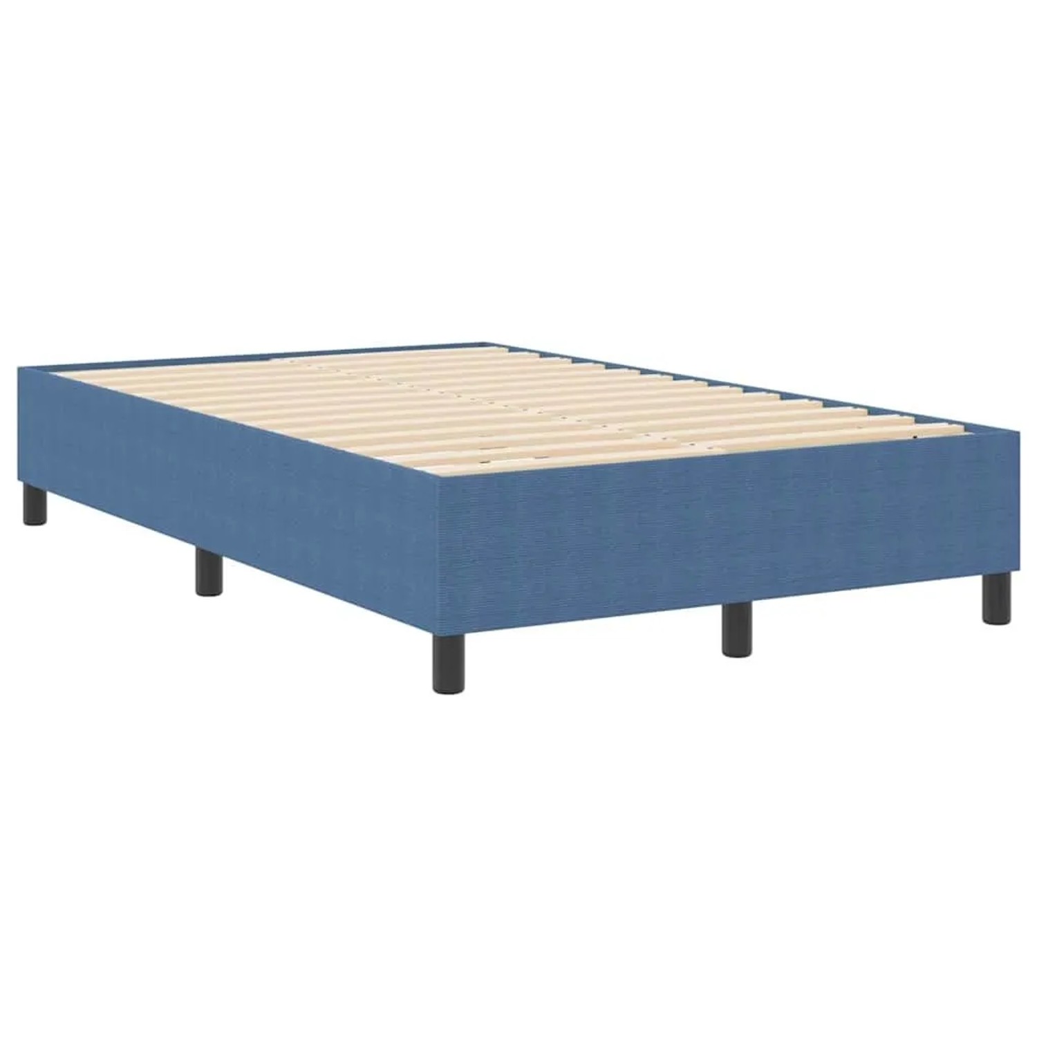 vidaXL Boxspringbett Blau 120 x 200 cm Cordstoff 3337405 günstig online kaufen
