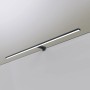 Schwarze, 100cm LED Badleuchte/Spiegelleuchte mit neutralweißem Licht für Bad & Spiegelschrank.