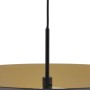 Moderne, dimmbare LED-Pendelleuchte Lindby Norvind, schwarz, 6-flammig.