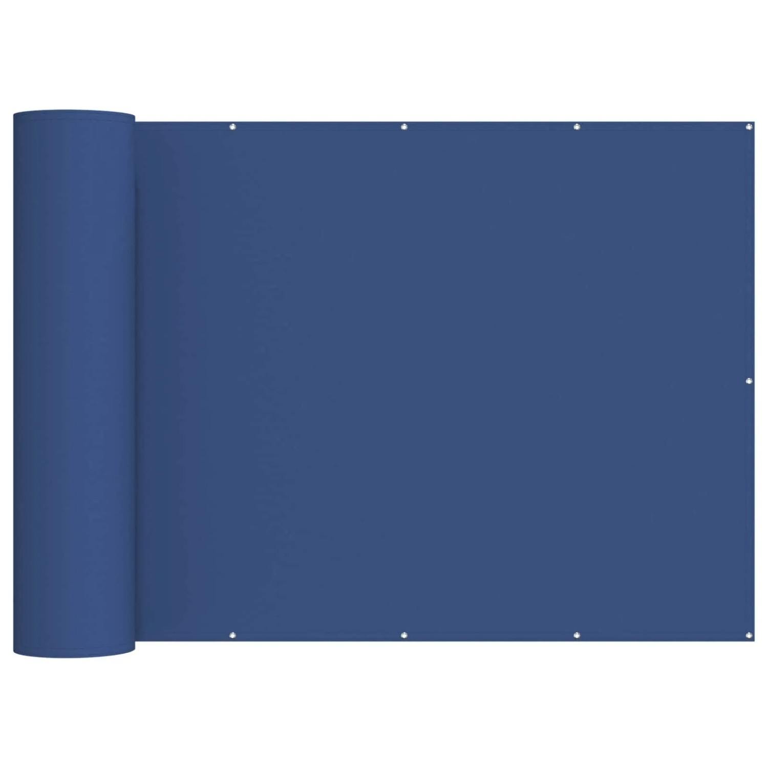 vidaXL Balkon Sichtschutz 150 x 500 cm Stoff mit PU-Beschichtung Blau 42036569