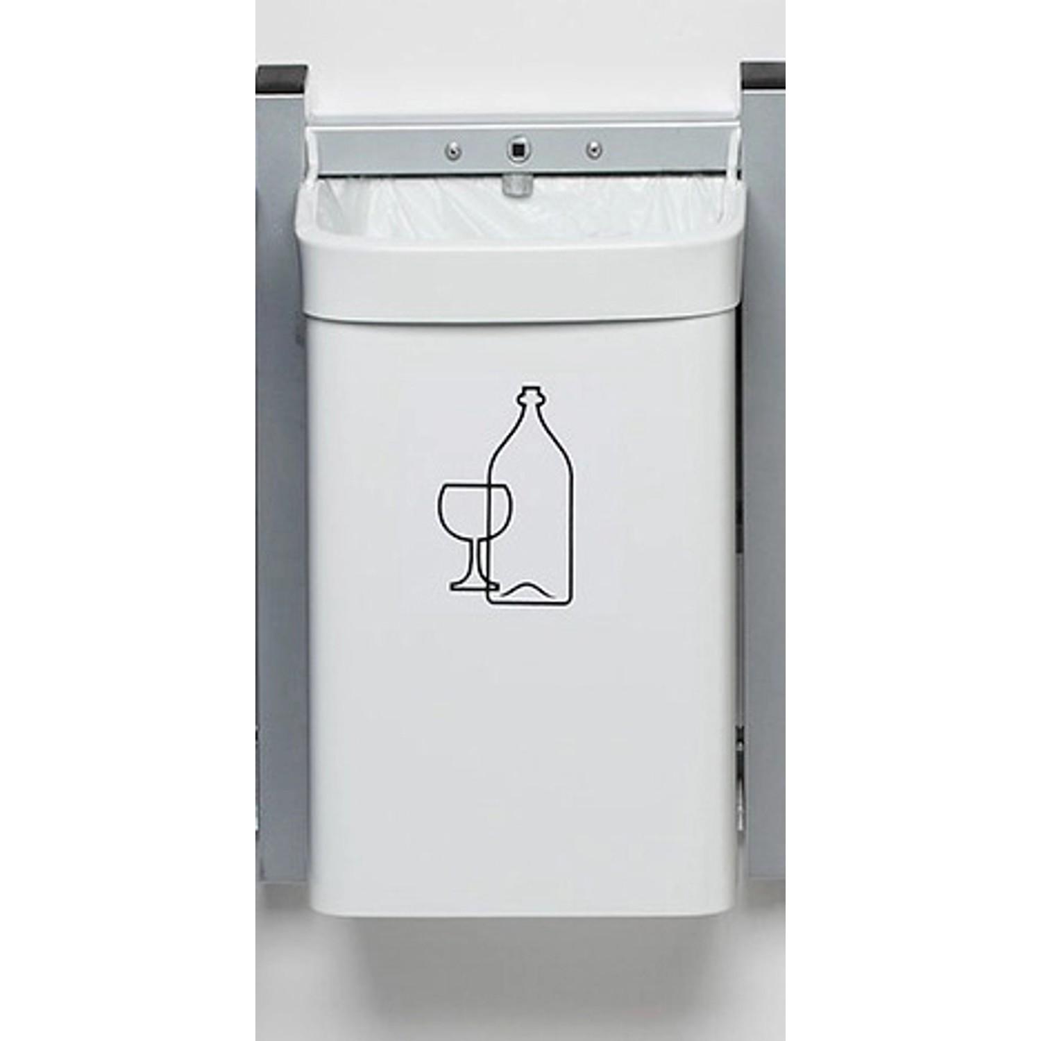 PROREGAL Robuster Abfallsammler 1 Fach Mit Wandhalterung 15 Liter HxBxT 42, günstig online kaufen