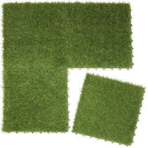 Grasfliese 4er-Set 30 cm x 30 cm x 2,9 cm Grün