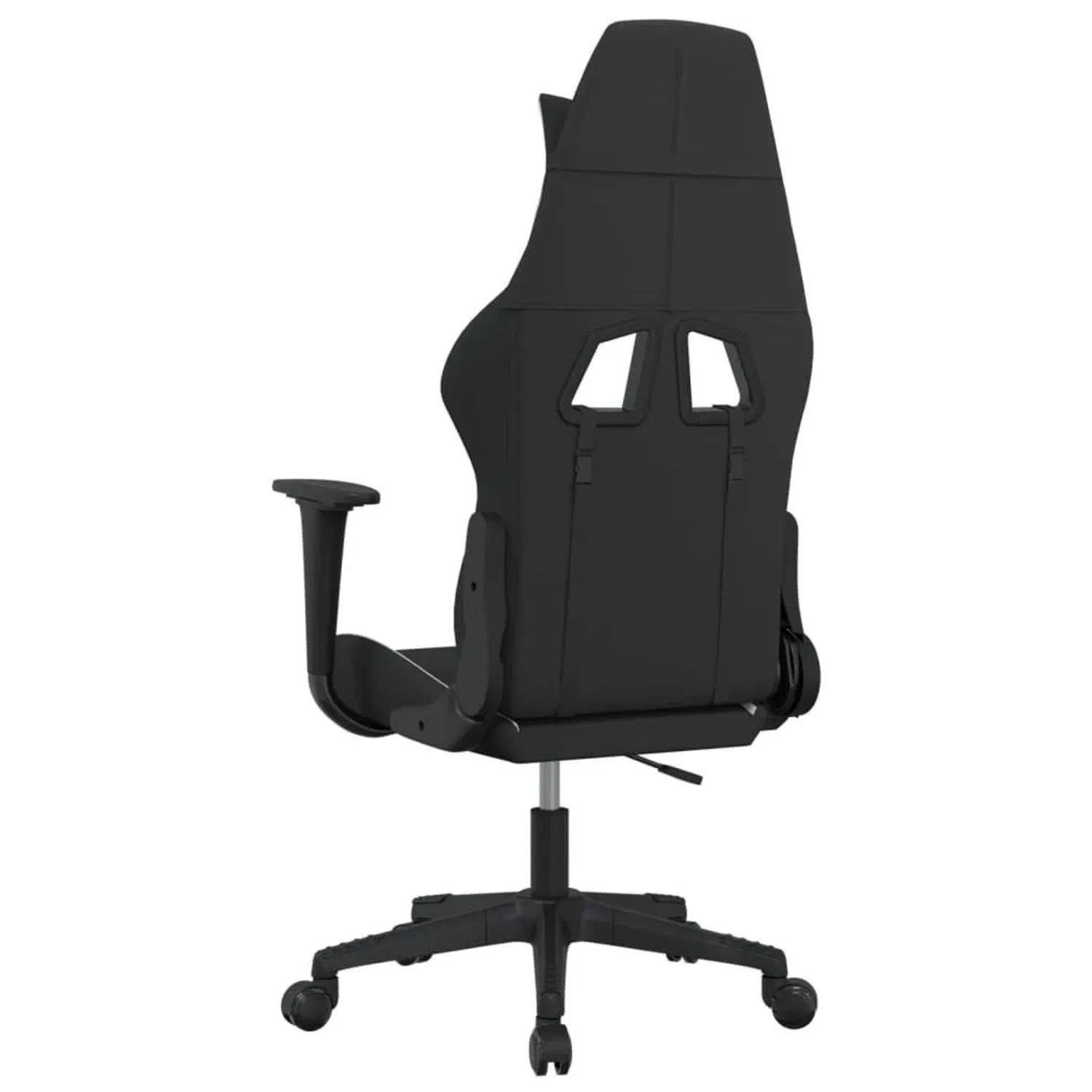 vidaXL Gaming-Stuhl mit Massagefunktion Schwarz und Weiß Stoff 345498_5