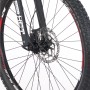 Detailaufnahme Vorderrad mit Scheibenbremse des Fischer E-Bike Mountainbike 27,5".