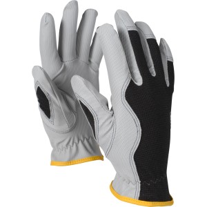 OX-ON Handschuhe Extreme Basic 4001, grau-schwarz, Größe 8, für Montage und Gartenarbeit.