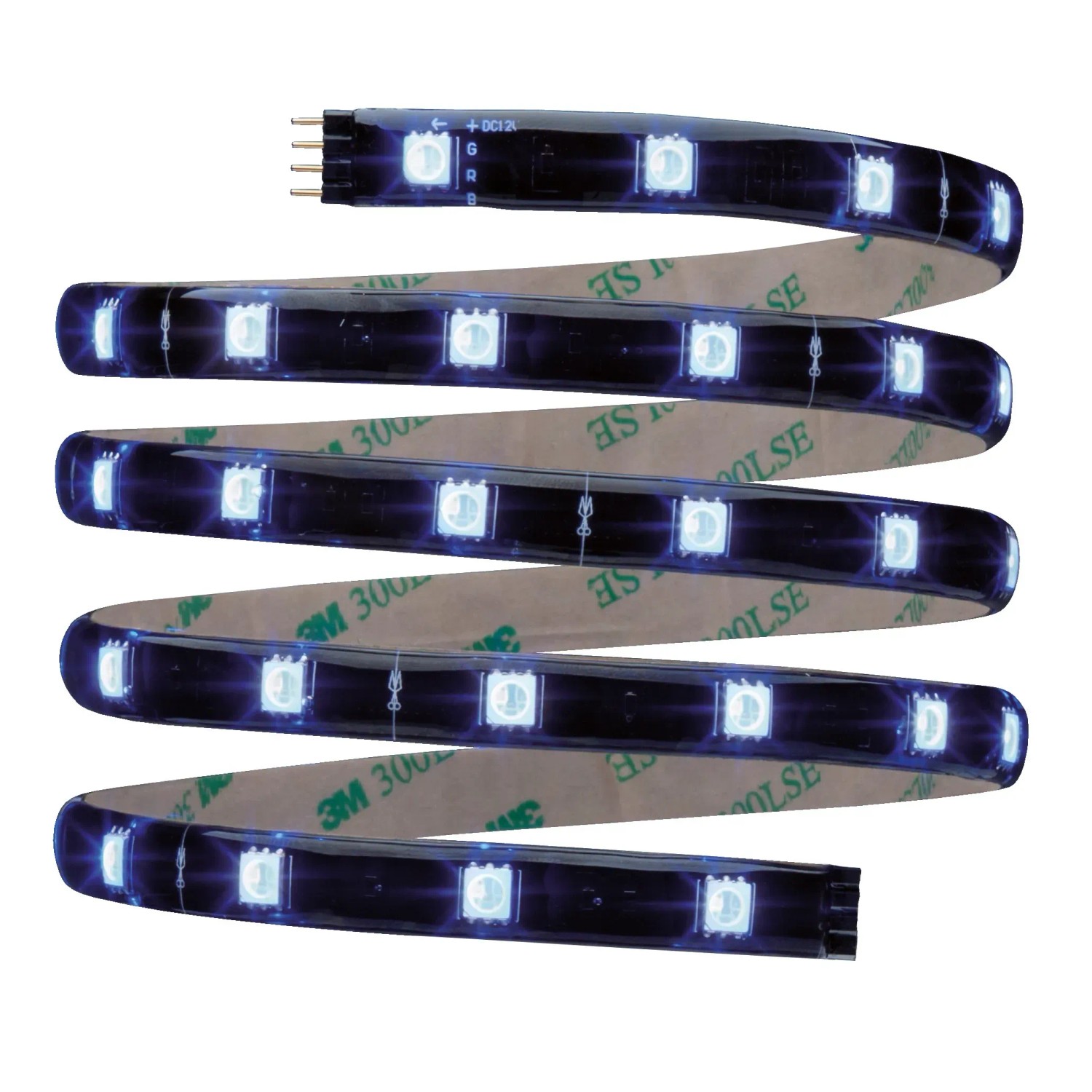 Paulmann YourLED RGB Strip Basis-Set, 1,5 m LED-Streifen mit Farbwechsel.