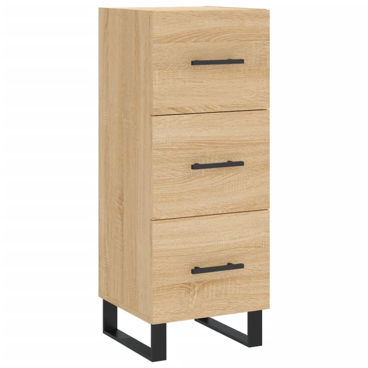 vidaXL Sideboard Sonoma-Eiche 34,5x34x90 cm Holzwerkstoff 828631 günstig online kaufen