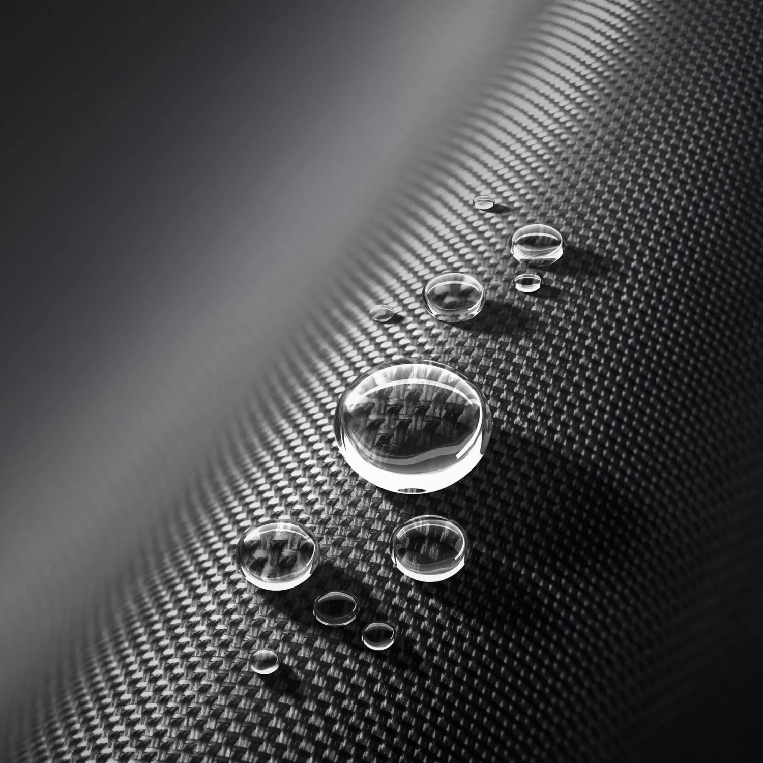 Detailaufnahme: Wasserabweisendes Textilene-Gewebe der Tectake Sonnenliege Paulina.