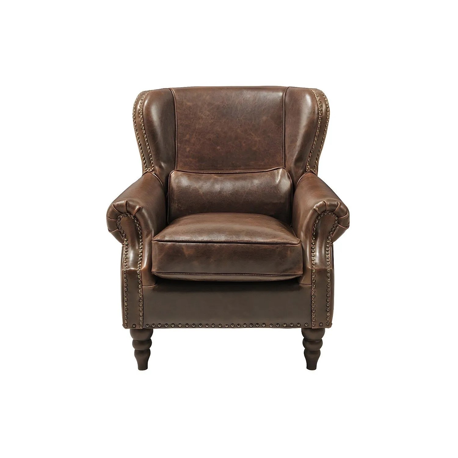 Vente-unique Sessel Mit Gerader Rückenlehne Edouard Schokoladenbraun 80 cm
