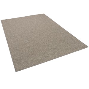 Snapstyle Flachgewebe Teppich Bentzon, grau-blau, 160x160cm. Kurzflorteppich für Fußbodenheizung.