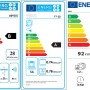 Energieeffizienzlabel für PKM Backofen, Geschirrspüler und Herd: Übersichtliche Verbrauchswerte.