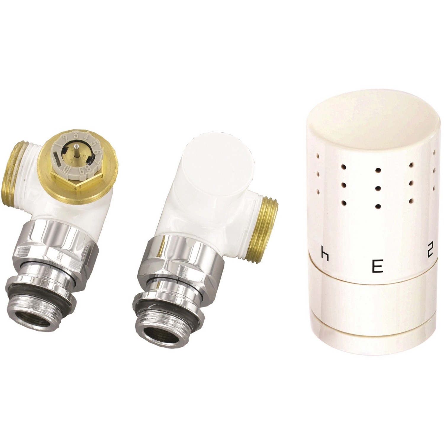 Ximax Thermostatset Winkelform Typ SX Winkeleck 15 mm Weiß günstig online kaufen