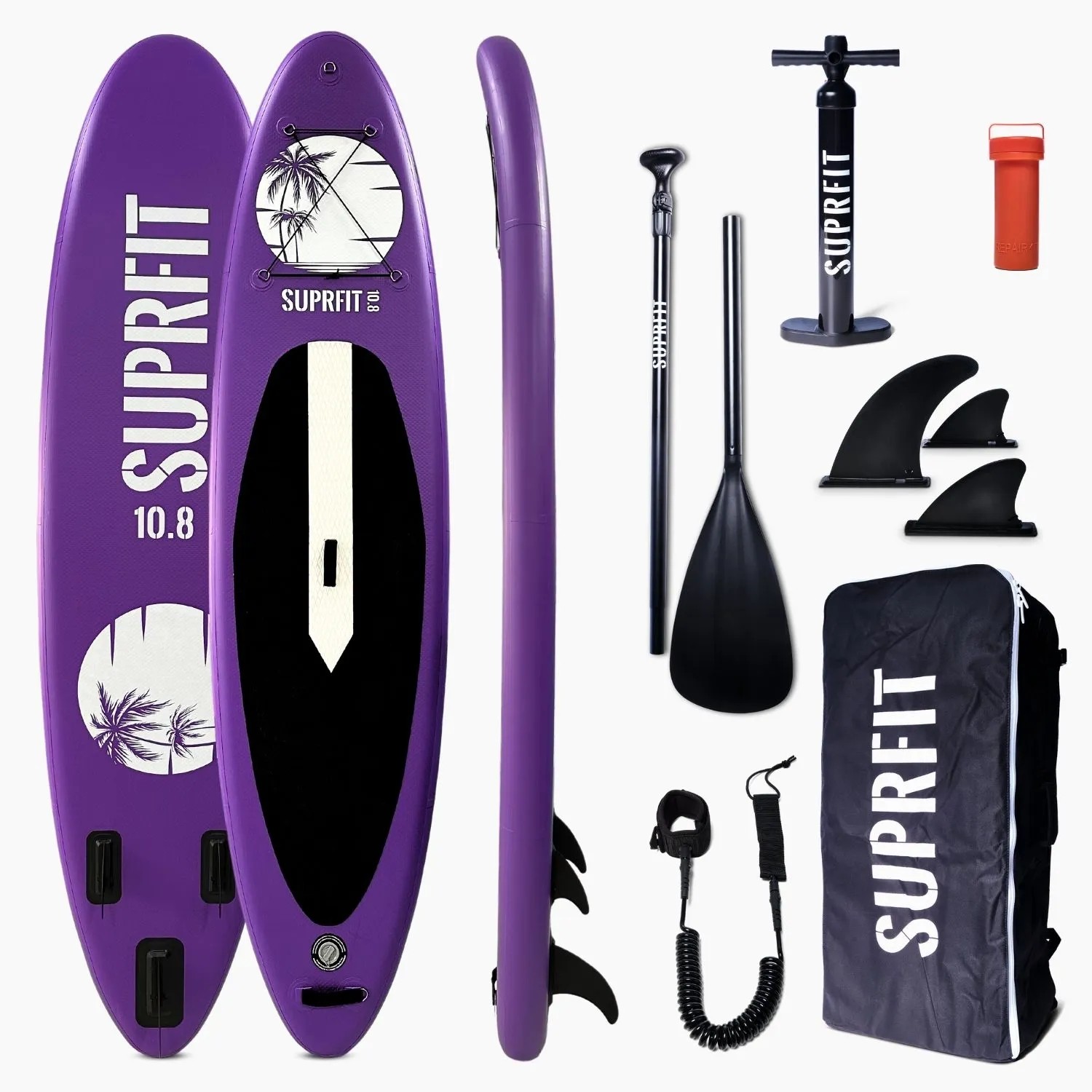 Suprfit SUP Stand-Up-Paddling Board Halia 10'8  Lila