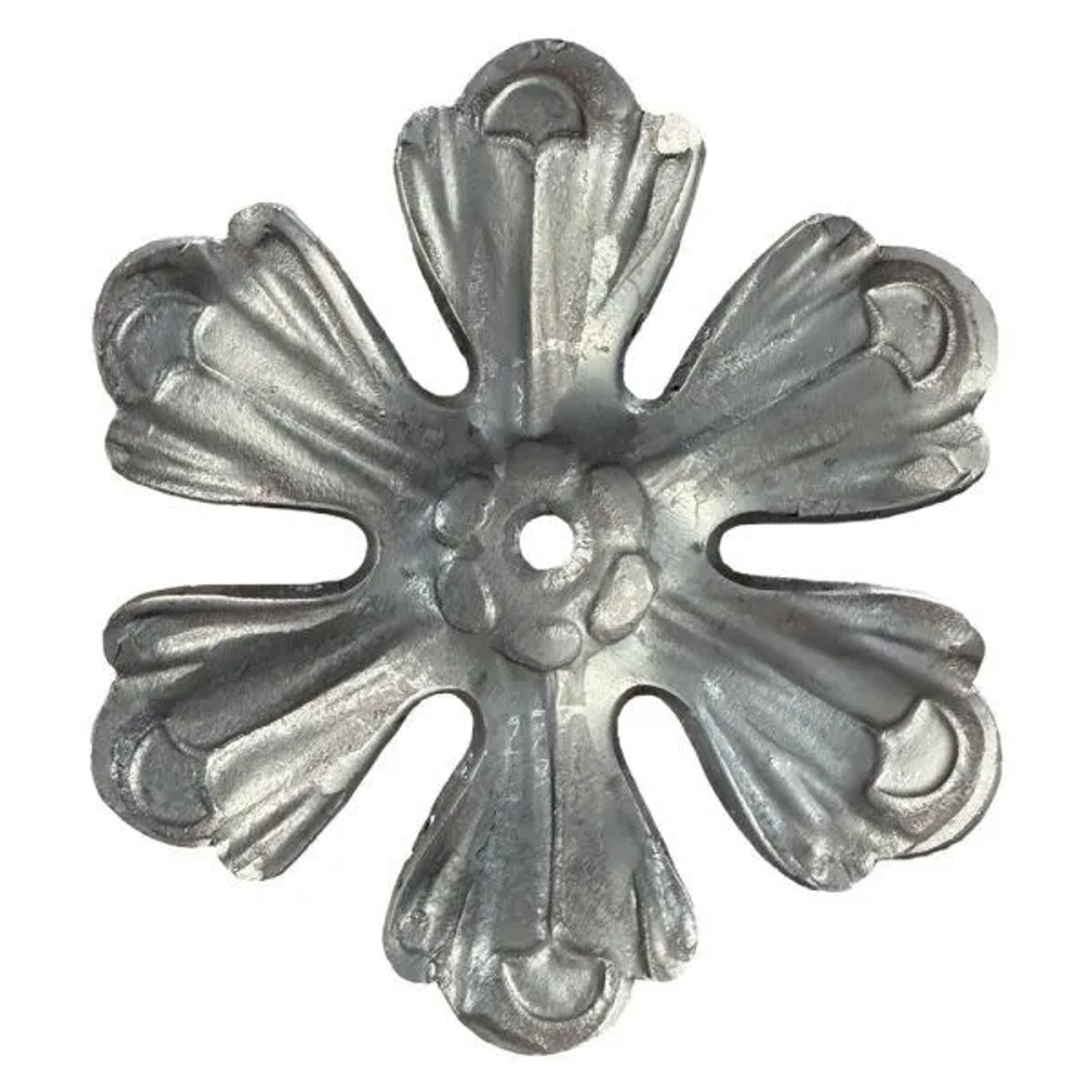 FeNau Rosette Stahl Roh Ø 95 mm 4 mm Mittelloch Ø 5,0 mm