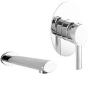 PaulGurkes Unterputz Waschtischarmatur, ovale Chrom Armatur für Waschbecken.