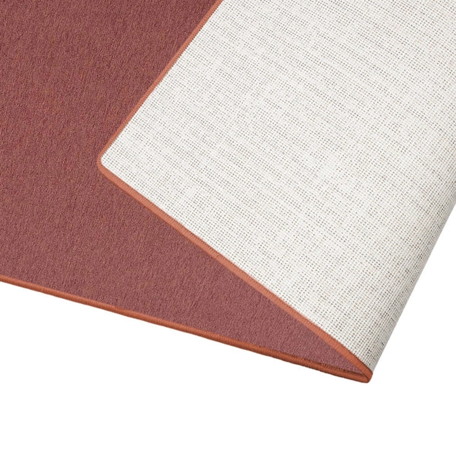 Terra Teppichläufer London, 67x150cm, flacher Schlingenflor, gekettelte Ränder.