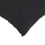 2er Set schwarze Sofakissen (60x40 cm) aus Cordstoff.