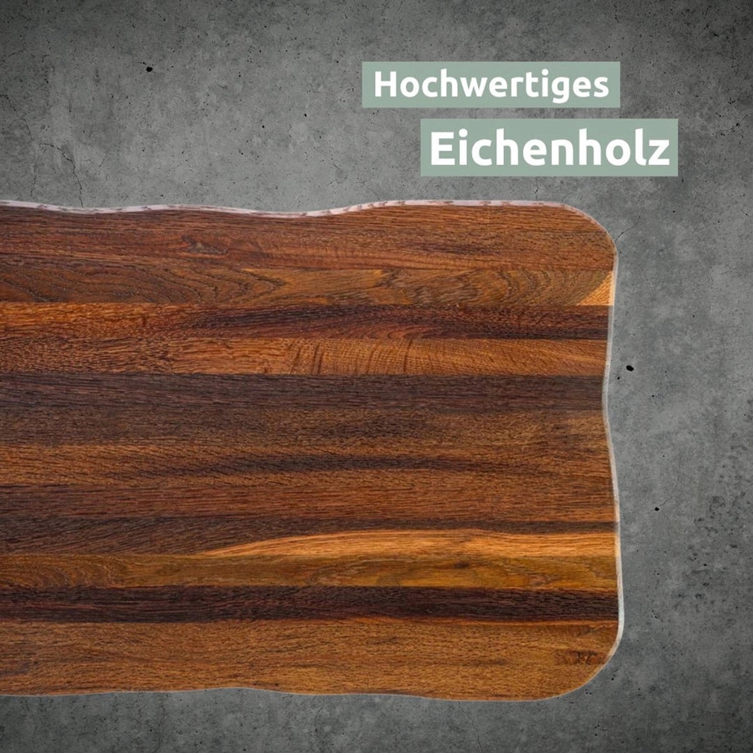 Dunkles holz4home La Madera Steakbrett Master aus Eiche, Küchenhelfer.