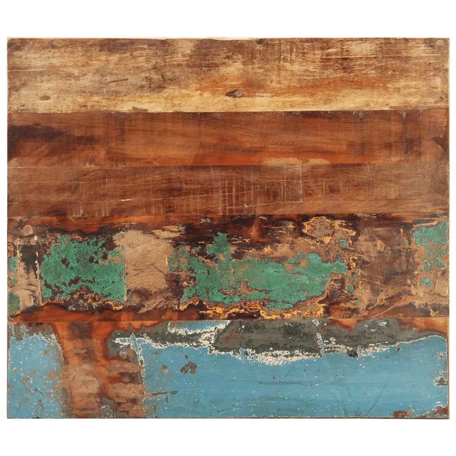 vidaXL Tischplatte Rechteckig 60x70 cm 25-27 mm Altholz Massiv 286053