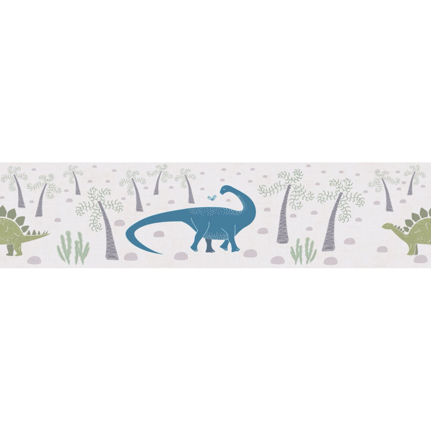 A.S. Creation Vlies-Bordüre Dinos 5 m x 0,13 m Blau-Bunt-Grün FSC® günstig online kaufen