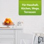 Szene mit Ardap Repell Ameisenspray Hinweis für Haushalt, Küche, Terrasse, Wege