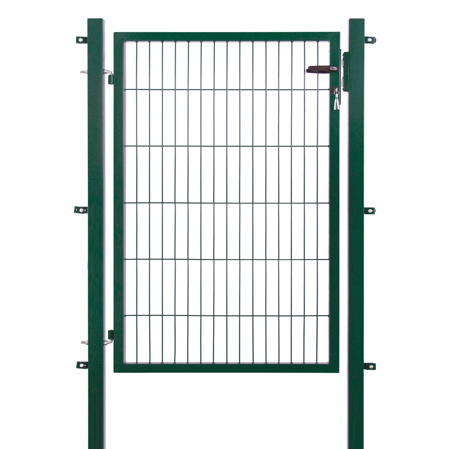 Einzeltor für Doppelstabmattenzaun Grün 120 cm x 100 cm günstig online kaufen