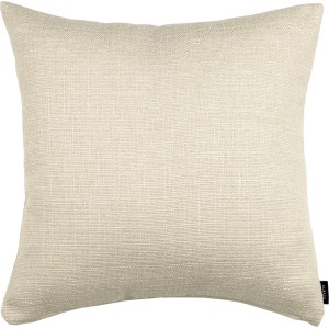 Quadratisches, offwhite Kissen (45x45 cm) mit Reißverschluss. Dekokissen für Wohnzimmer und Schlafzimmer.