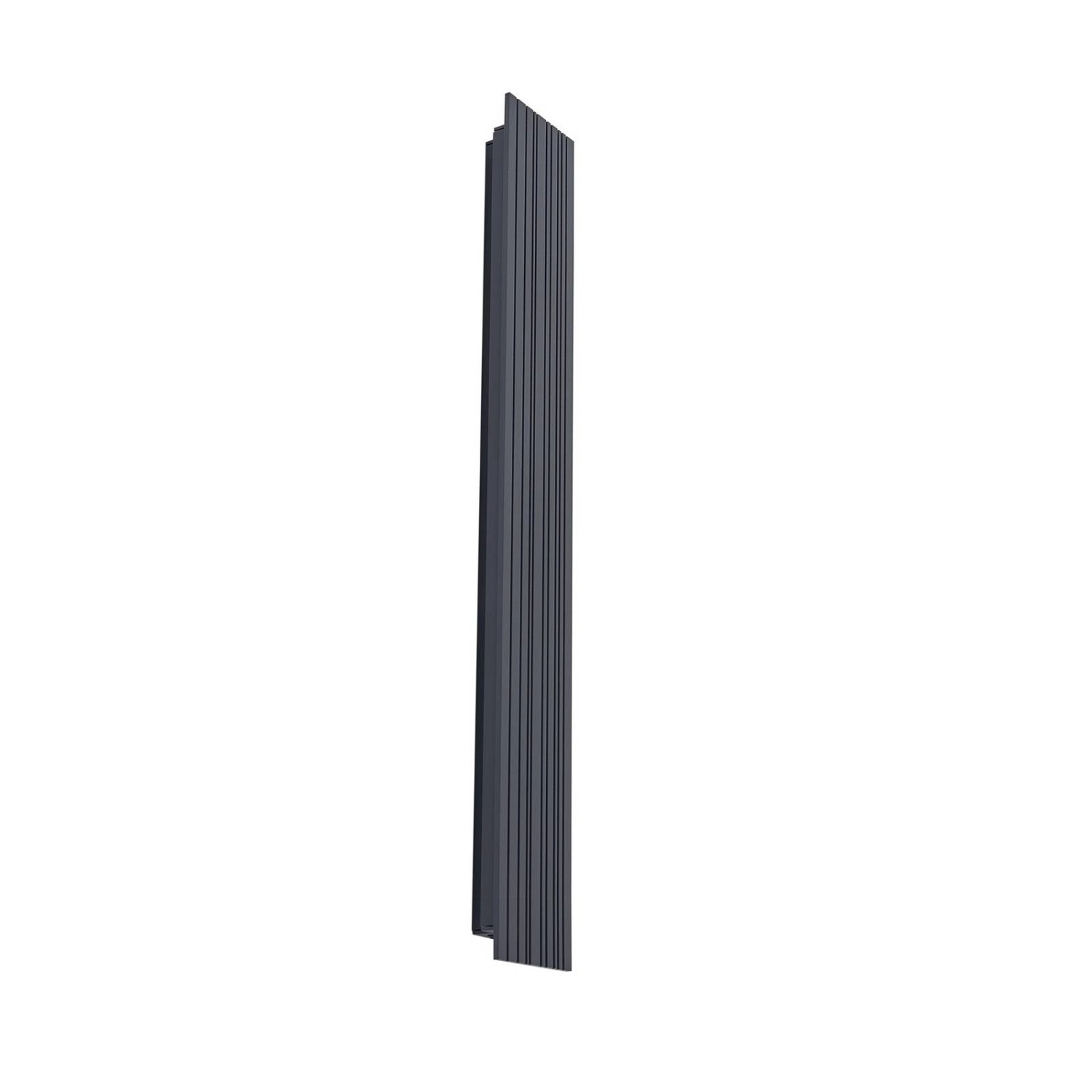 Lucande LED Wandleuchte Außen Melira 10025732 Modern in Schwarz aus Aluminium 1-flammig