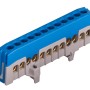Blaue Verbindungsklemme mit N-Klemme, 12 mm x 16 mm, für sichere Elektroinstallation.