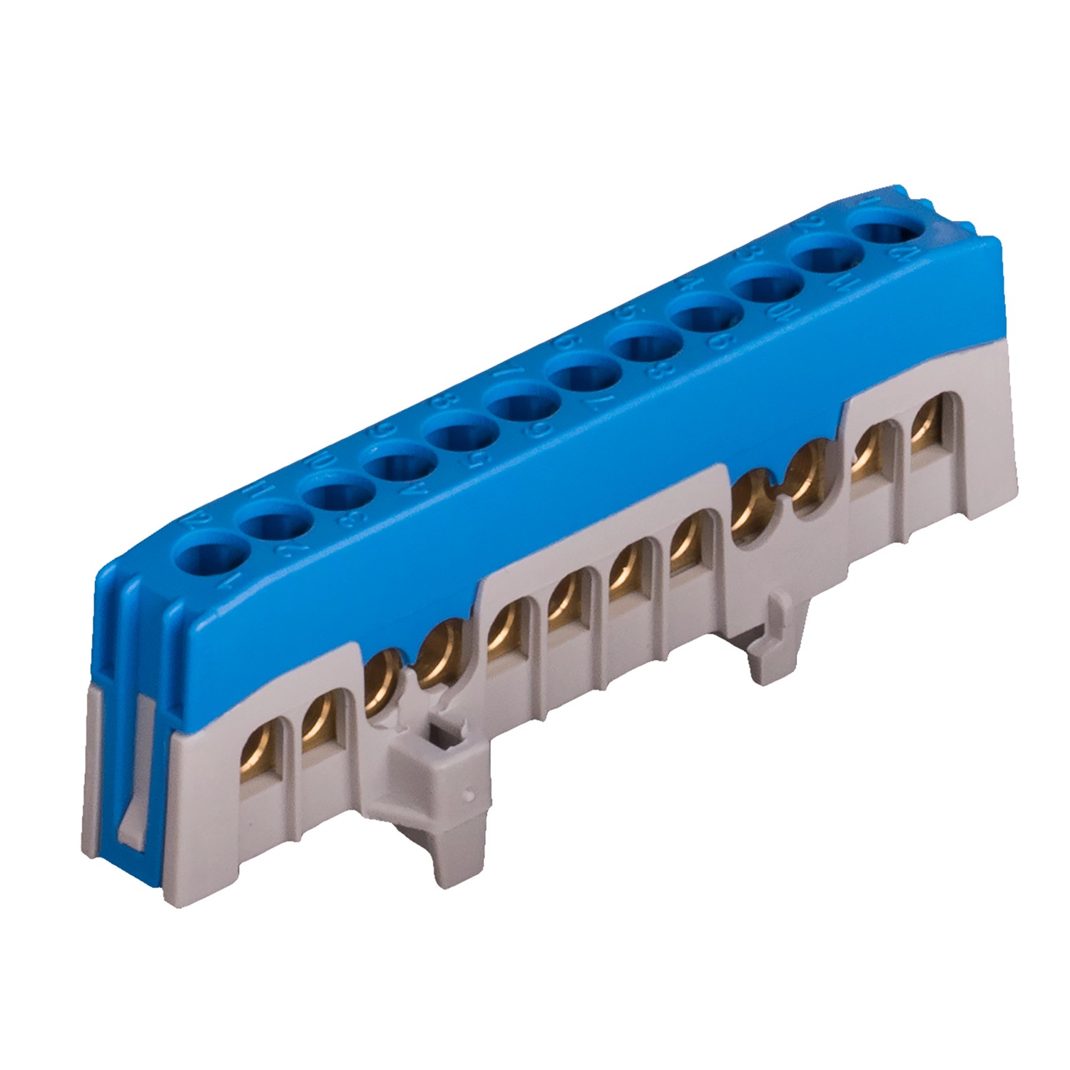 Verbindungsklemme mit N-Klemme Blau 12 mm x 16 mm