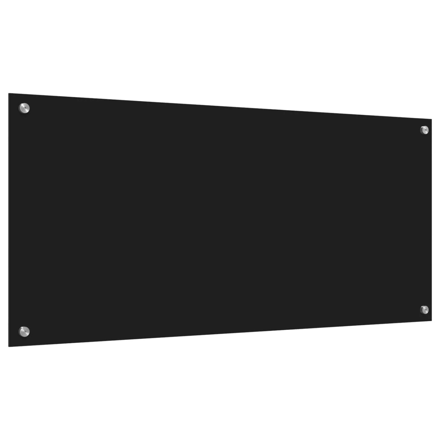 vidaXL Küchenrückwand Schwarz 110 x 50 x 0,6 cm Gehärtetes Glas 42001299_4