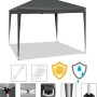 WOLTU Pavillon Pop-Up Wasserdichter Sonnenschutz 3 x 3 m Anthrazit_7
