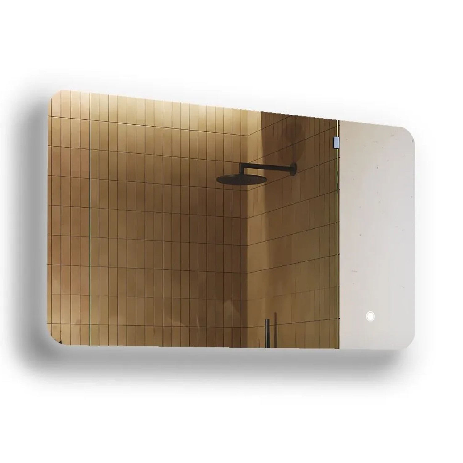 Artforma LED Badspiegel Rechteckig 120x70 cm mit Beleuchtung Touch Dual LED Rahmenlos IP20 M096
