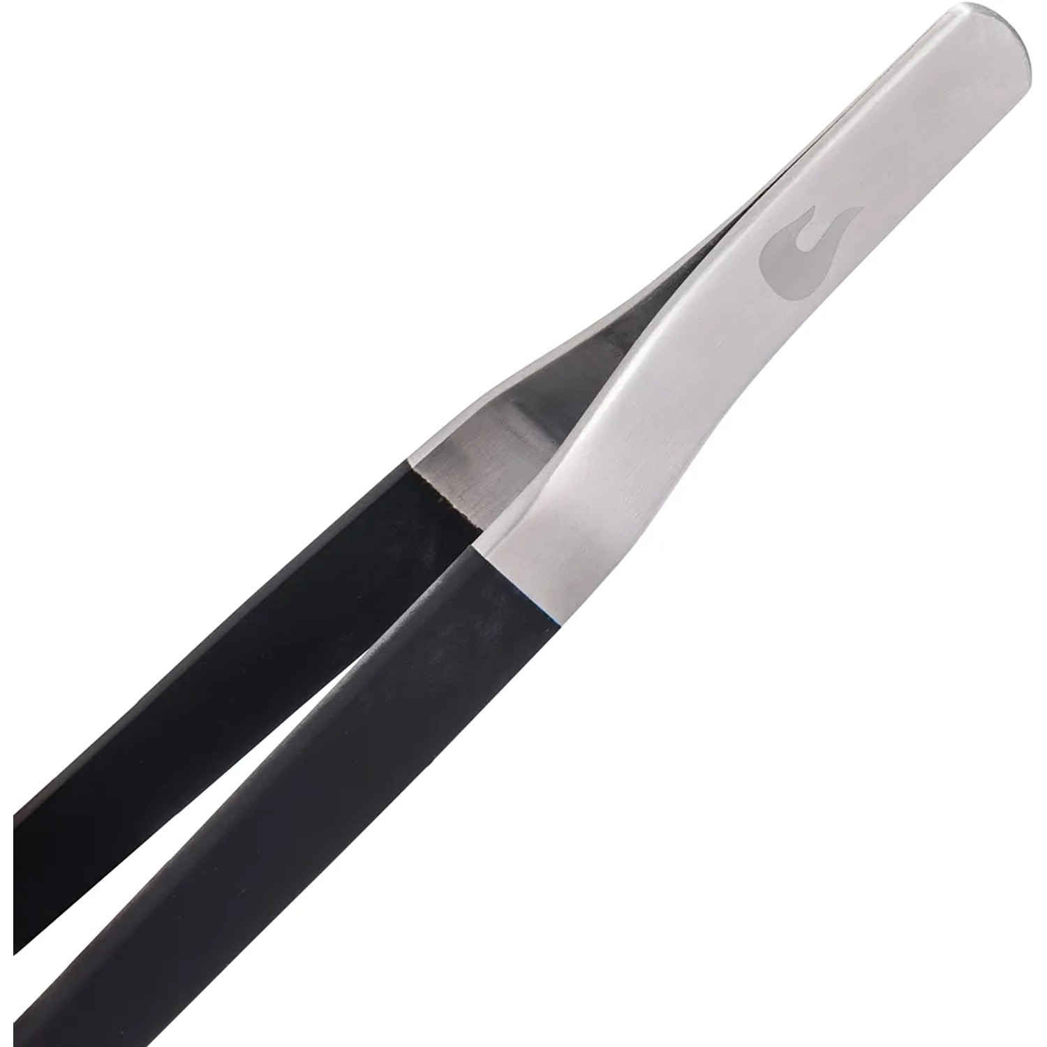 Char-Broil Spitzzange, Grillutensil aus Edelstahl und schwarzem Kunststoff.