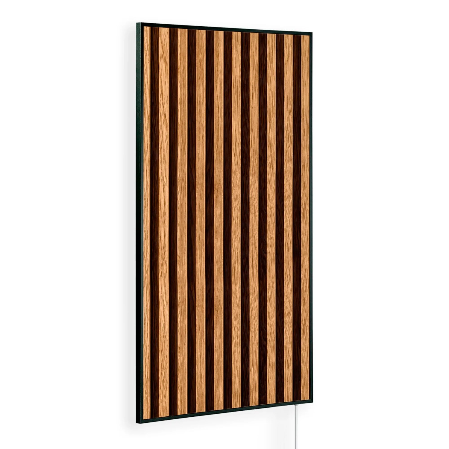 Könighaus Infrarotheizung Holzpaneel Ambient Edition 600 W Schwarz