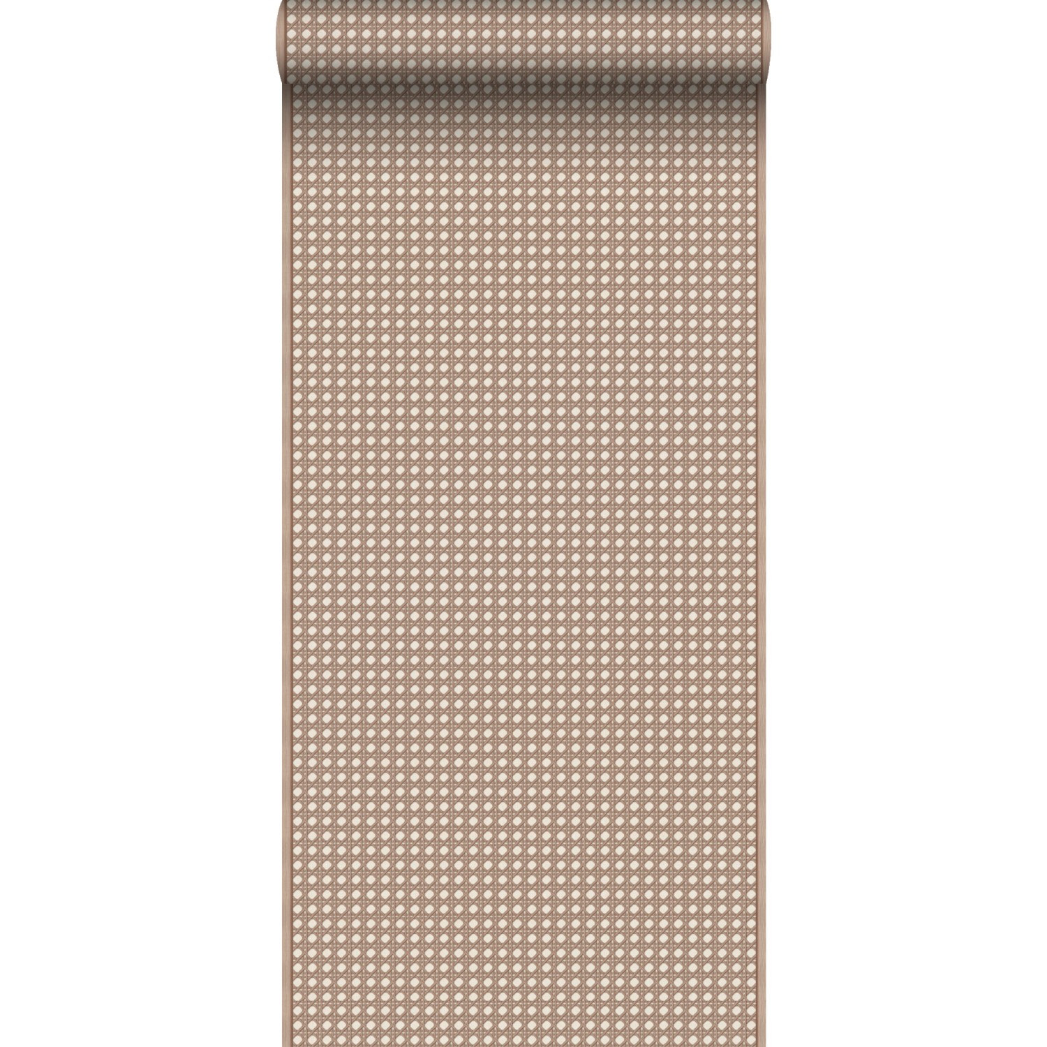 Sanders & Sanders Tapete Karomuster Braun 53 cm x 10 m günstig online kaufen