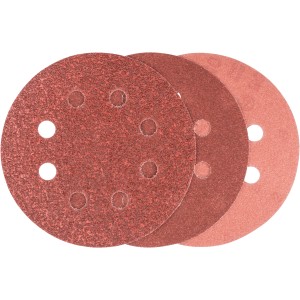 Bosch Schleifblatt-Set, 6-teilig, Ø125 mm, Körnung K60/K120/K240 für Exzenterschleifer.