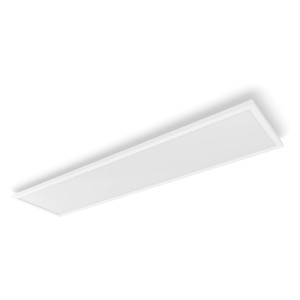 Weiße Philips Hue Aurelle LED-Panelleuchte, 120x30 cm, für stimmungsvolle Beleuchtung.
