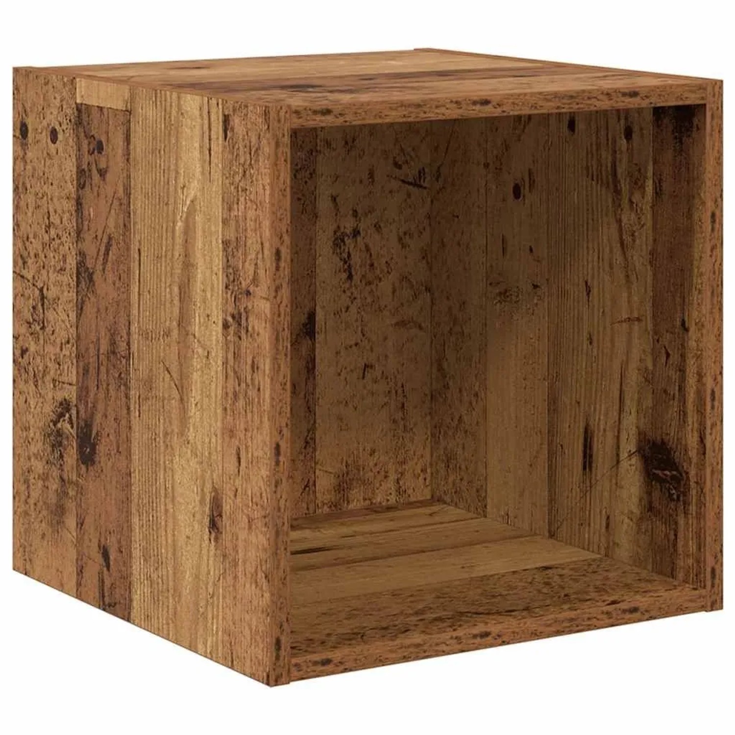 vidaXL Wandschrank mit Regal Altholz 37 x 37 x 37 cm Holzwerkstoff 875072