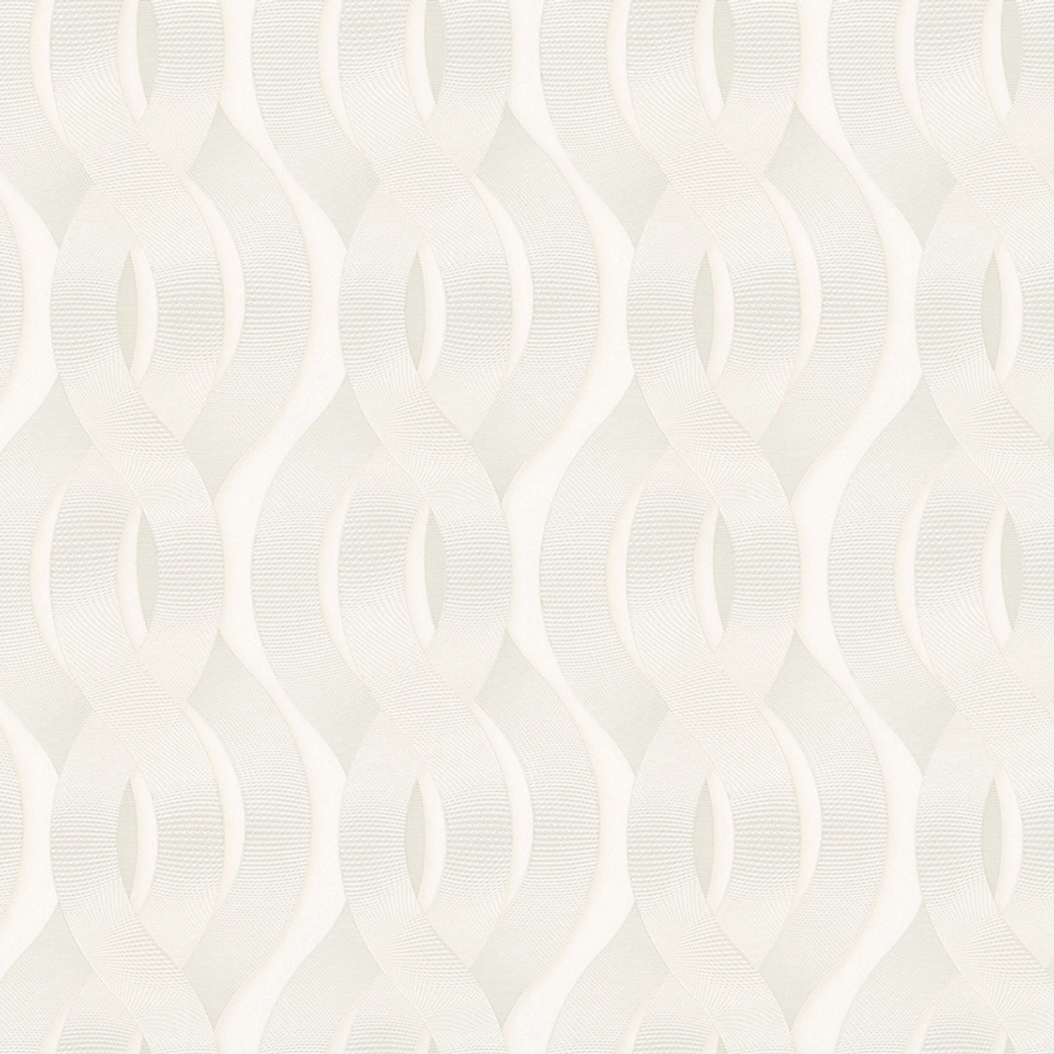 Marburg Vliestapete Grafisch Schlingenmuster Beige-Pearl 10,05 m x 0,70 m FSC®