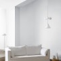 ELLE DECORATION Wandfarbe Angelic No. 606 (matt, 125ml) im hellen Wohnraum.
