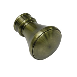 Gardinia Endstück Europa Lago, Ø 19 mm, Messing-Antik für Stilgarnituren.