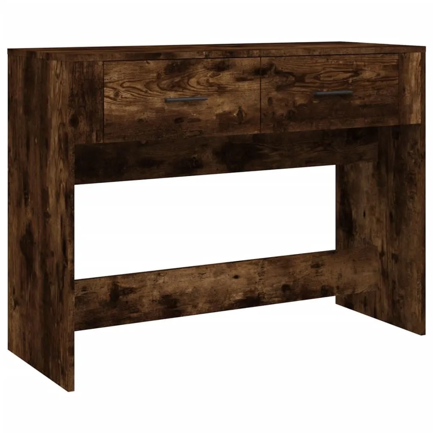 vidaXL Konsolentisch Räuchereiche 100x39x75 cm Holzwerkstoff 816781