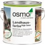 Dose Osmo Landhausfarbe Anthrazitgrau 2,5 l für Wetterschutz und Holzveredelung.