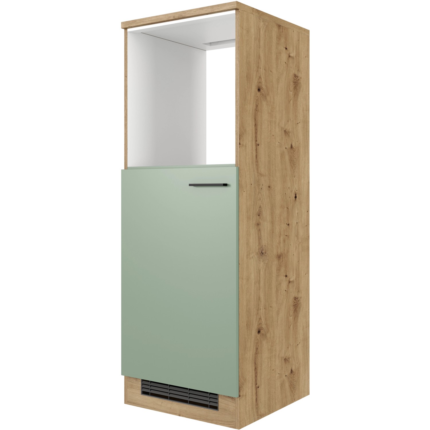 Flex-Well Exclusiv Demi-Geräteschrank Cara 60cm (H169cm) Schilfgrün matt-Artisan